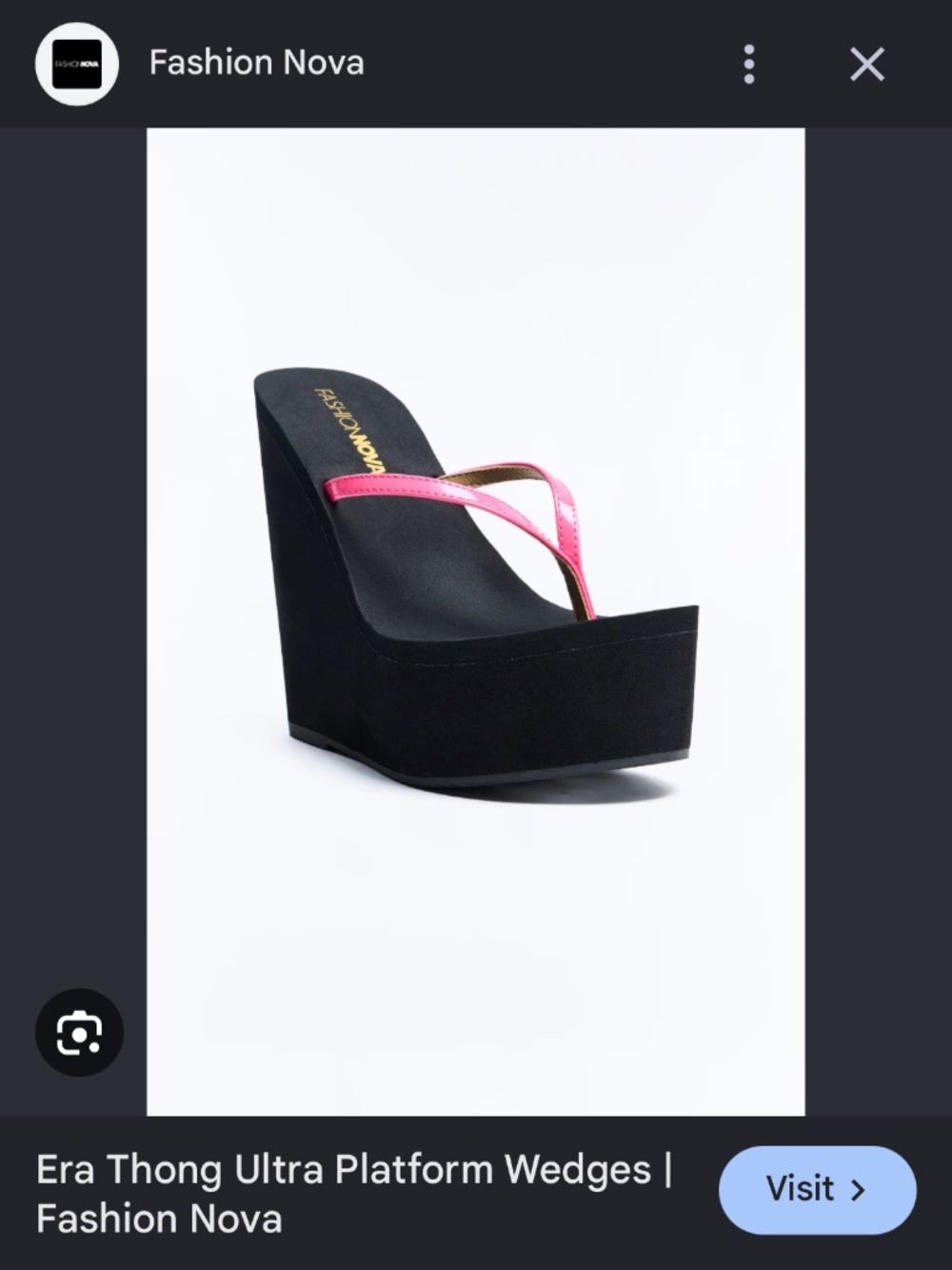 (NEED THESE) fashion nova thong wedges sandals size 8 or 8.5.